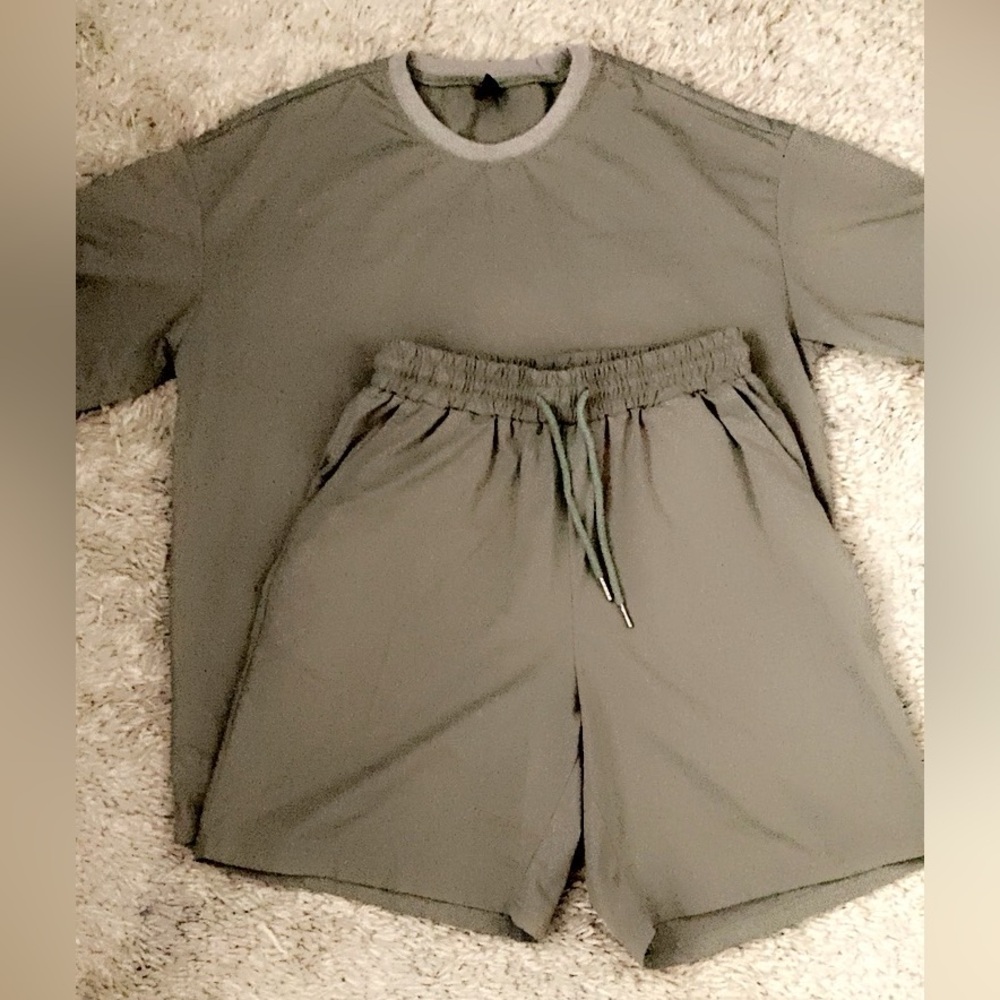 Olive Green Loungewear Set